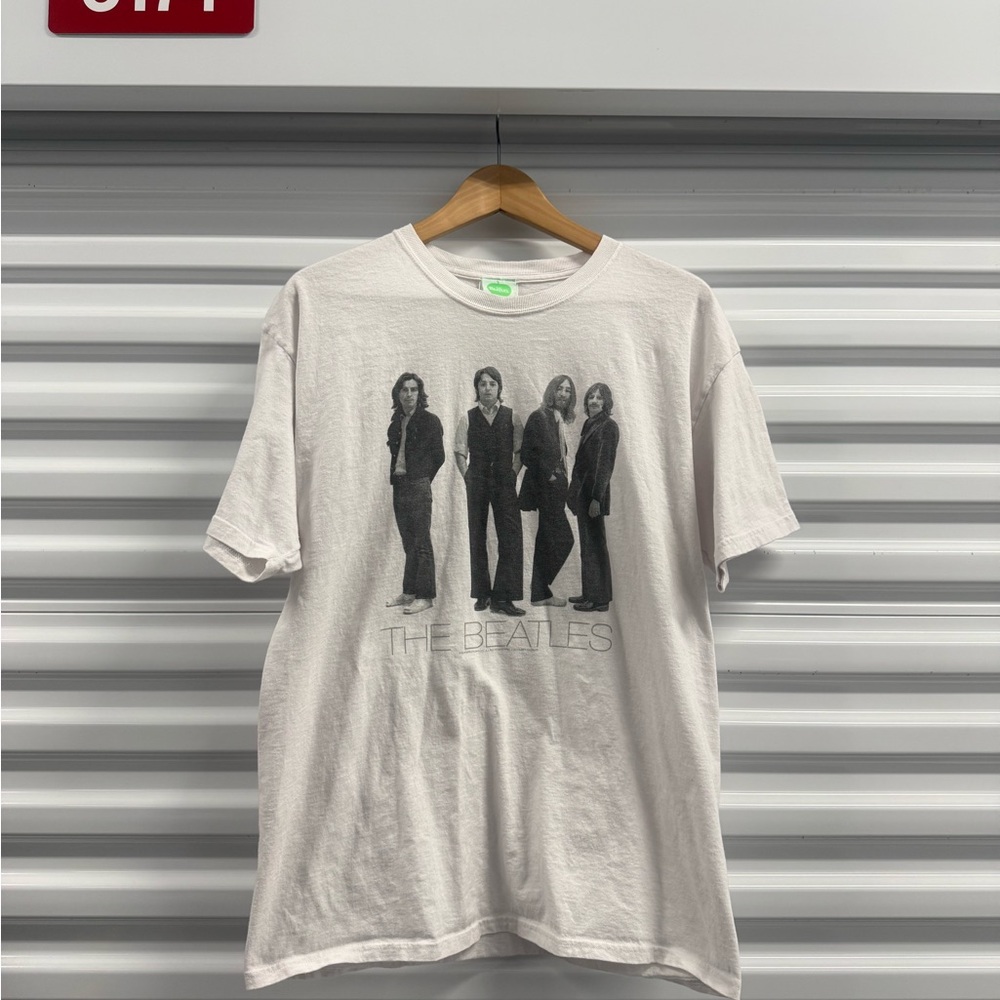 The Beatles White Short Sleeve Tee